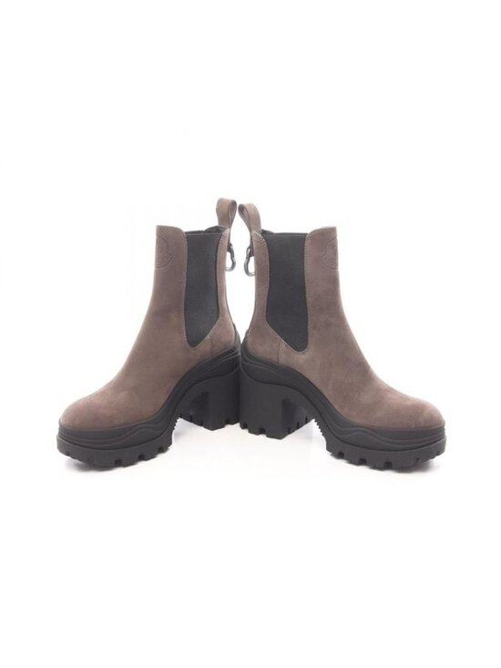 Moncler Boots Envile Chelsea Leather Shoes - Picture 3 of 9